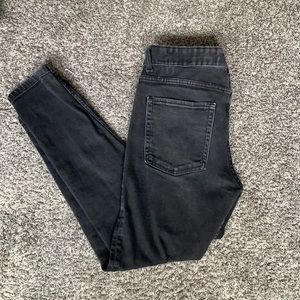 Bershka slim fit jeans in black